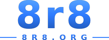 8r8 logo